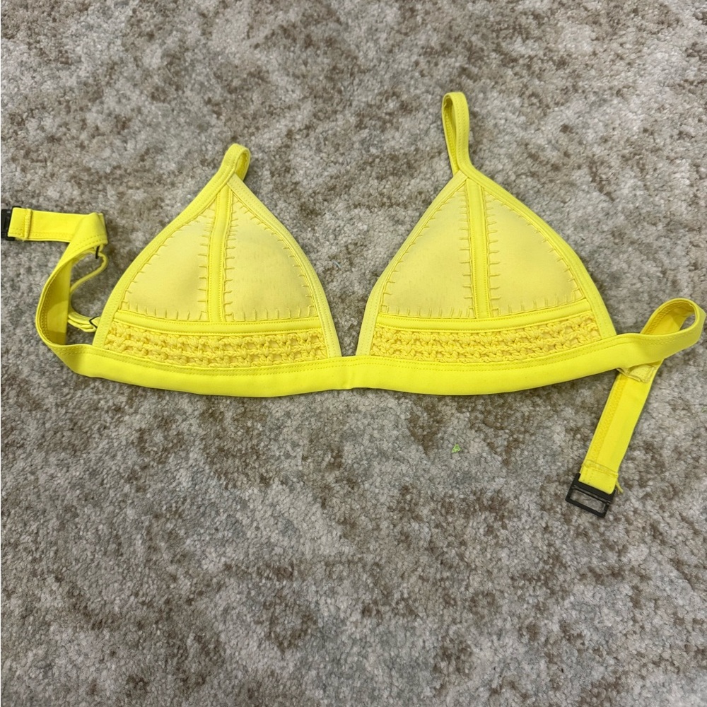 Triangl Swimwear Yellow Bikini Top